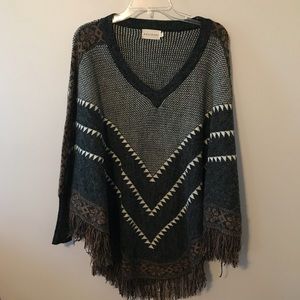 Cape Poncho with Sleeves